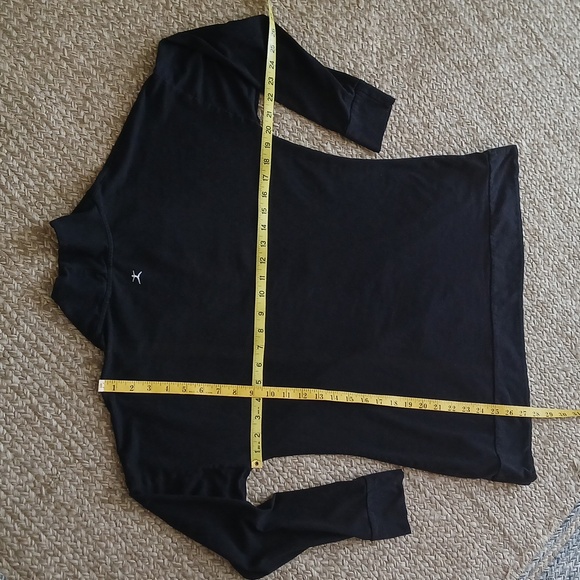 Danskin Size L Juniors Jet Black Cardigan - Picture 9 of 9